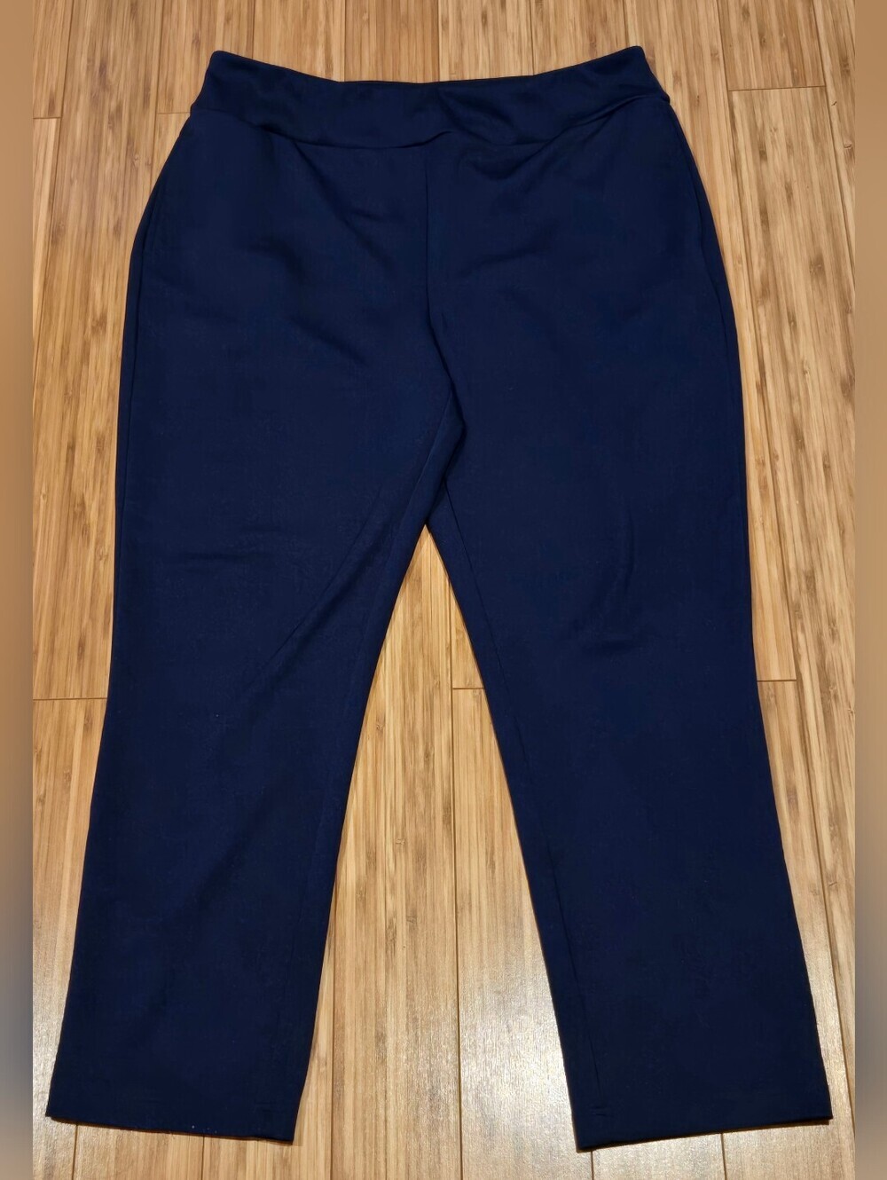 Blair Classic Navy Stretch Dress Pants With Pockets
